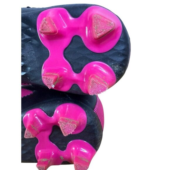 Adidas Goletto Pink Black Unisex Kids Size 12K Soccer Cleats - Picture 8 of 9